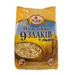 „Kozub” Mieszanka płatków „9 zbóż + len”, szybkiego gotowania. 400g