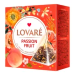 "Lovare"  Herbata czarna ze skórką pomarańczy, płatkami kwiatów o aromacie brzoskwini i marakui. 15x2g