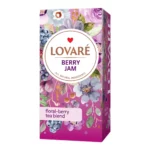 „Lovare” Mieszanka herbaty kwiatowo-jagodowej o aromacie malin, porzeczki i wiśni. 24x1,5g