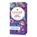 "Lovare"  Herbata z kawałkami owoców, płatkami kwiatów  o aromacie granatu ze śliwką  24x2g
