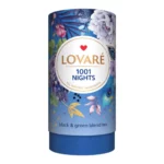 „Lovare” Mieszanka czarnej i zielonej herbaty z kawałkami owoców, płatkami kwiatów o aromacie winogron. 80g