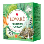 "Lovare" Herbata zielona z płatkami kwiatów o aromacie saucepa 15x2g