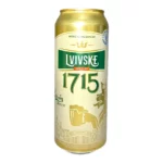 „Lwowskie” Piwo jasne 1715 alk. 4,5% obj. 480ml