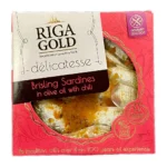 "Riga gold" Sardynki w oliwie z oliwek z chili 120g