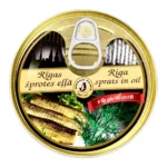 "Brivais vilnis" Szproty  w oleju z koperkiem   160g