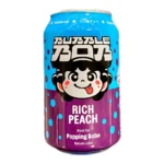 "Poping Boba" Napój z czarną herbatą , sokiem brzoskwiniowym i pękającymi kuleczkami 330ml