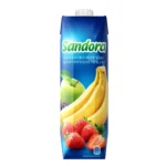 "Sandora" Bananowo-jabłkowo- truskawkowy nektar z miąższem, pasteryzowany   0,95 L