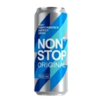 Napój energetyzujący gazowany z dodatkiem tauryny, kofeiny i witamin. Pasteryzowany.  "Non stop original" 500 ml