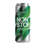 Napój energetyzujący gazowany  a smaku cytrynwym z dodatkiem tauryny, kofeiny i witamin. Pasteryzowany.  "Non stop evolution fresh" 500 ml