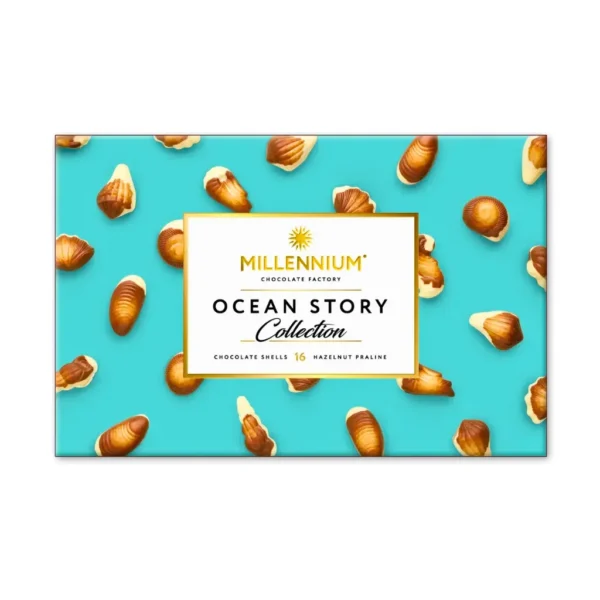 Praliny czekoladowe z nadzieniem orzechowym „Millennium Chocolate Collection Ocean Story” – Millennium , 170 g