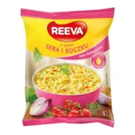 Zupa błyskawiczna o smaku sera i boczku – Reeva, 62 g