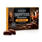 Czekoladki z nadzieniem brandy „Shooters Brandy Liqueur” – Roshen, 150 g